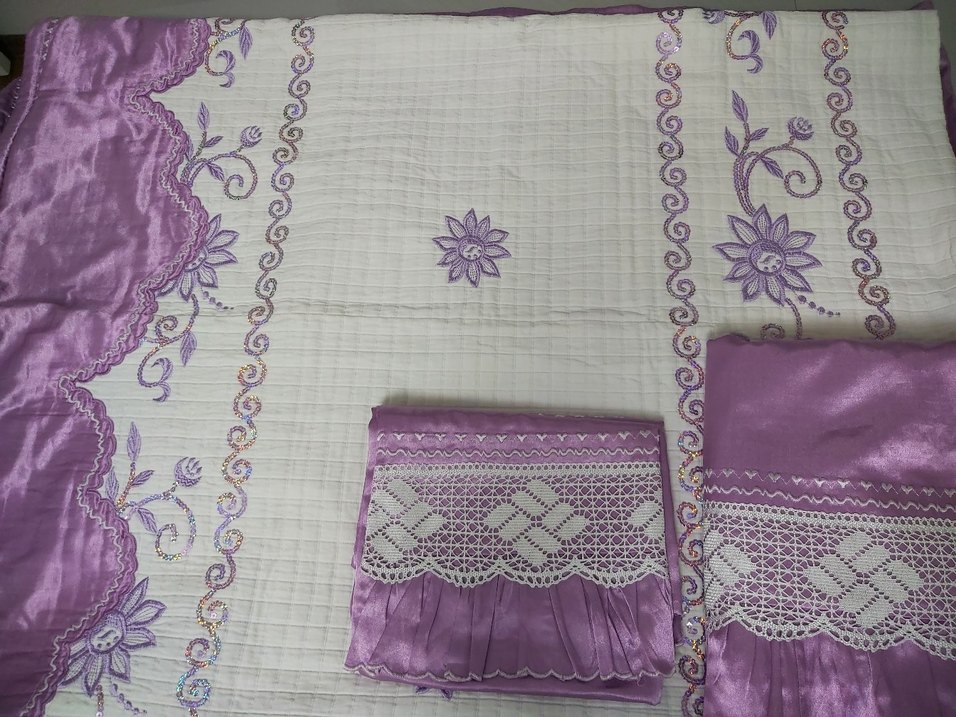 Saten Dantelli Pike Takımı - Görsel 4