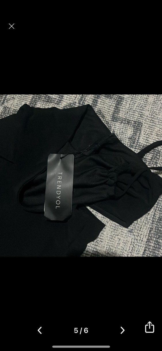 Kadın esnek kumaş elbise - Görsel 5