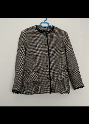 Düğmeli Midi Kadın ceket - Görsel 2