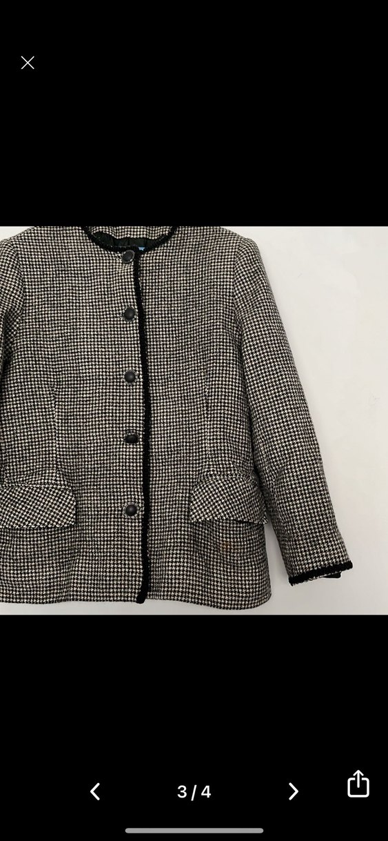 Düğmeli Midi Kadın ceket - Görsel 3