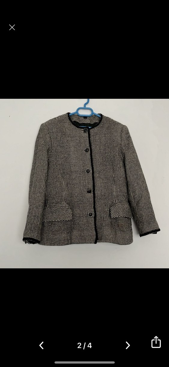 Düğmeli Midi Kadın ceket - Görsel 2