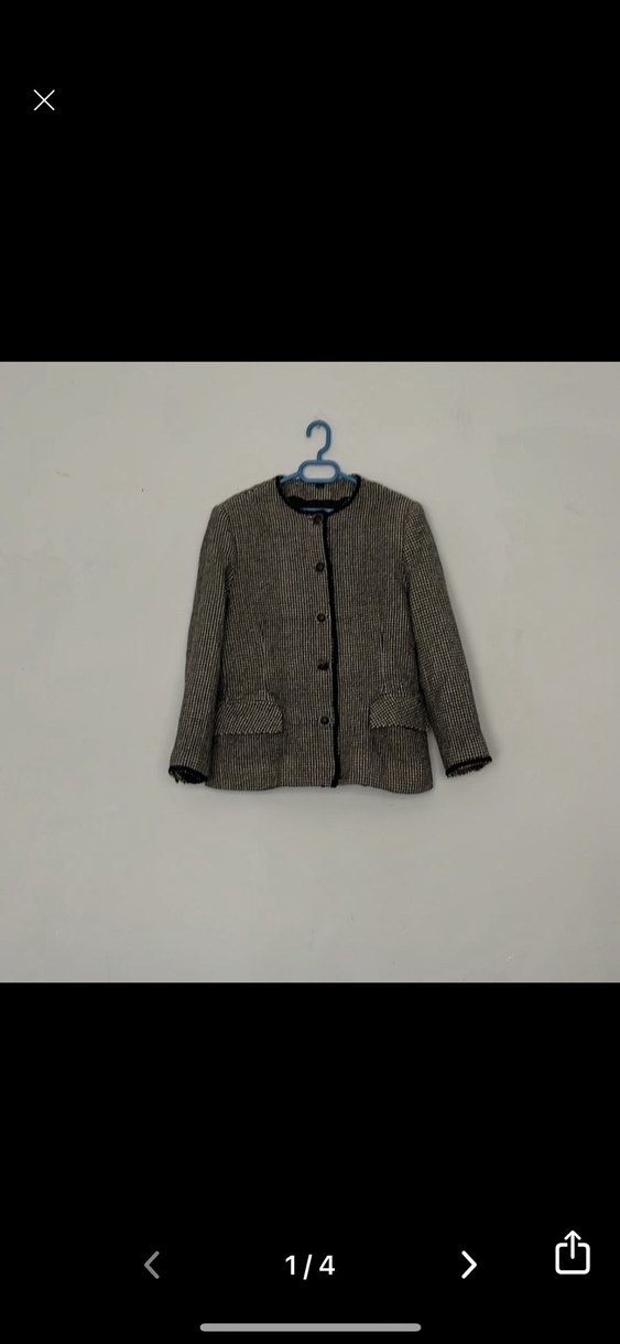 Düğmeli Midi Kadın ceket - Görsel 4