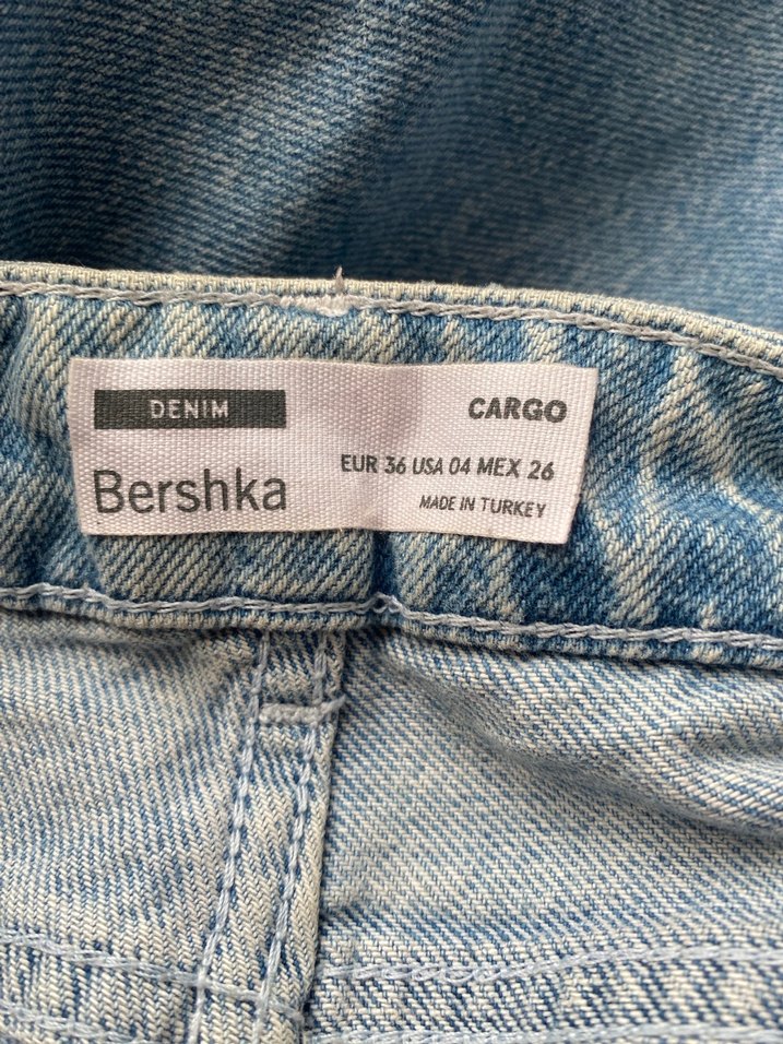 Bershka kargo kot pantolon - Görsel 3