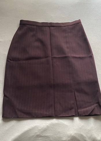 Bordo Midi Kalem Etek - Görsel 4