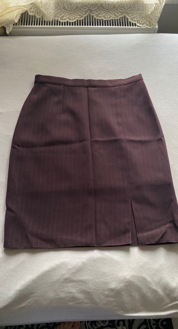 Bordo Midi Kalem Etek - Görsel 4