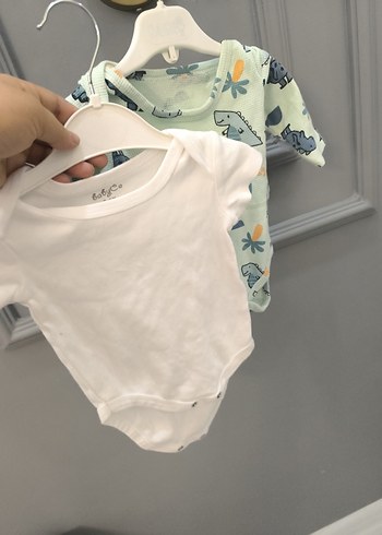 Uzun Kollu Pamuklu Bebek Body - Görsel 4