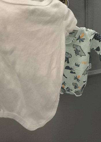 Uzun Kollu Pamuklu Bebek Body - Görsel 6