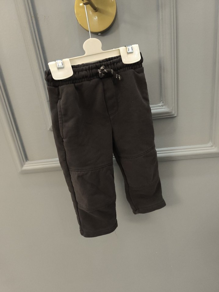 Erkek Çocuk Siyah Dar Kesim Eşofman Altı - Görsel 5