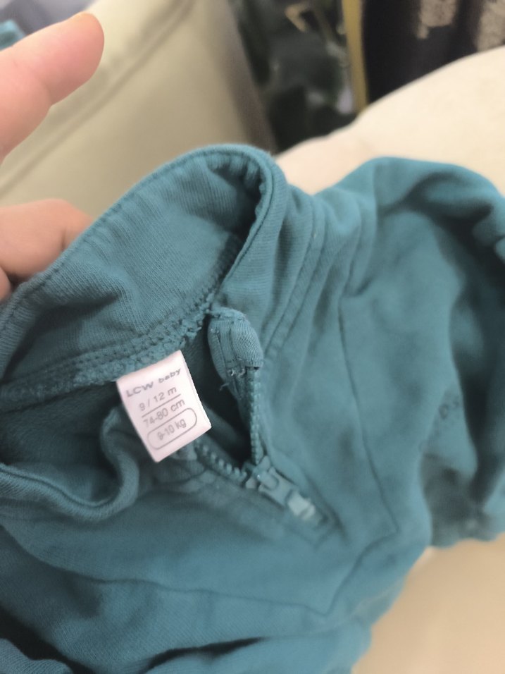 Gri Fermuarlı Erkek Çocuk Sweatshirt - Görsel 2