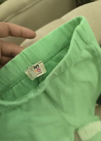 Yeşil Batik Desenli Salaş Kadın Pantolon - Görsel 3