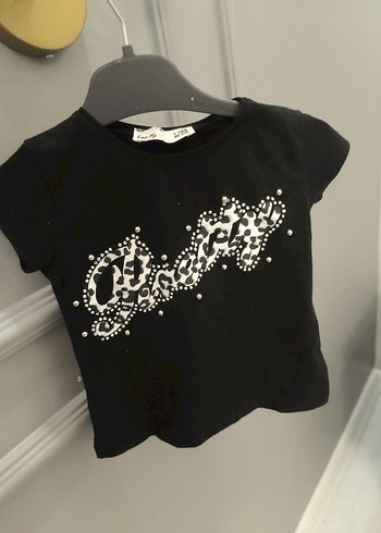 Siyah Kız Çocuk Tişörtü - Görsel 3