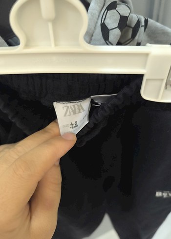 Erkek Çocuk Siyah Fermuarlı Eşofman Altı - Görsel 2