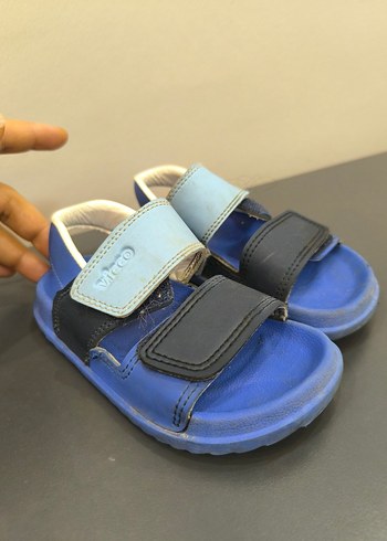 Mavi Erkek Çocuk Cırt Cırtlı Terlik - Görsel 5