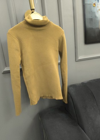 Bej Kadın İnce Triko Balıkçı Yaka Kazak - Görsel 4