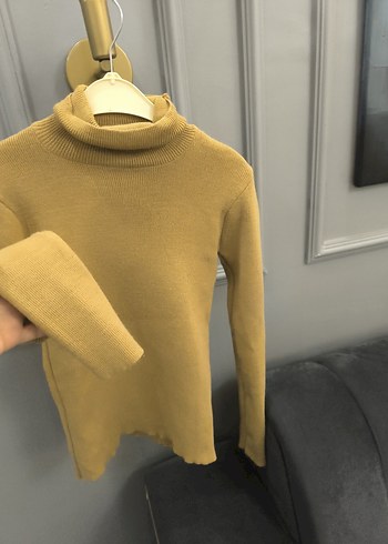 Bej Kadın İnce Triko Balıkçı Yaka Kazak - Görsel 2