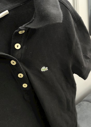 Düğmeli Siyah Erkek Polo Tişört - Görsel 4