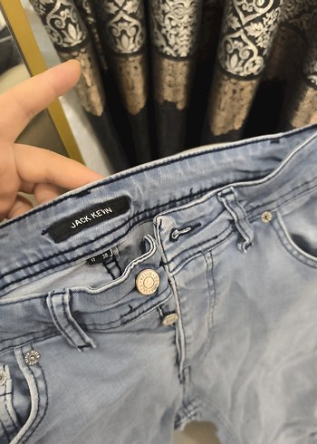 Gri Erkek Denim Pantolon Regular Fit - Görsel 6