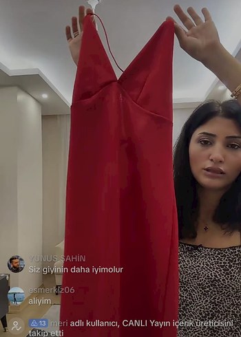 Koton Kadın Kırmızı Düğmeli Saten Blazer Ceket