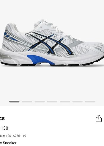 ASİCS GEL-1130 ERKEK SPOR AYAKKABI 42 no (BEYAZ & TUNA MAVİ) - Görsel 7
