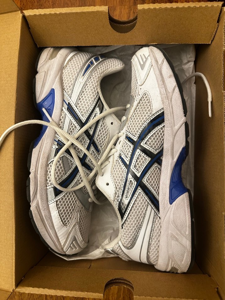 ASİCS GEL-1130 ERKEK SPOR AYAKKABI 42 no (BEYAZ & TUNA MAVİ) - Görsel 3