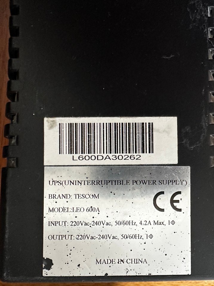 TESCOM LEO 600A UPS - Görsel 4