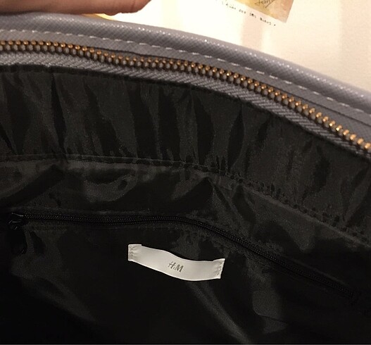  Beden gri Renk H&M Çanta