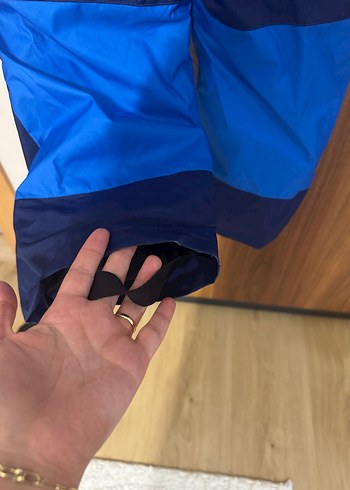 5 Yaş Beden mavi Renk Mavi Erkek Fermuarlı Kayak Tulumu