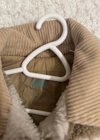 Zara Ekose Peluş cocuk Ceket