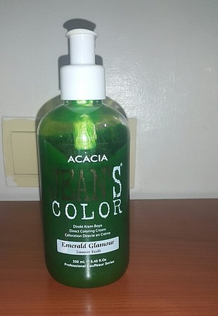 acacia su bazlı yeşil saç boyası 250 ml