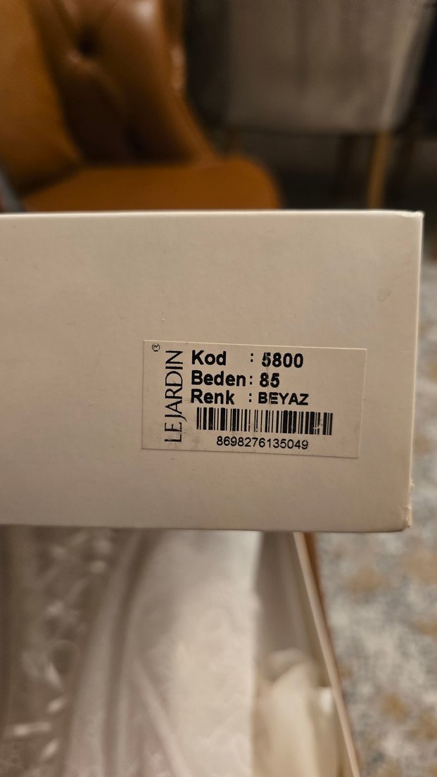 Dantelli Straplez Beyaz Jartiyer Set Gelinlik İç Çamaşırı - Görsel 4