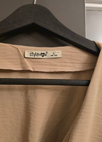 Bej Mini Kadın Elbise - Görsel 5