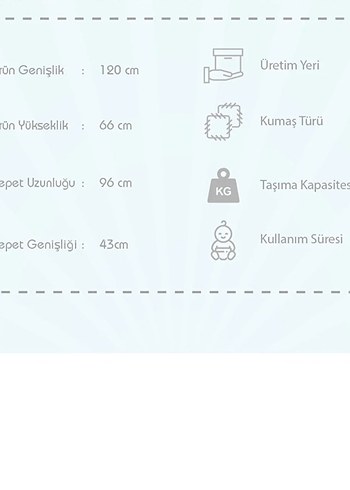 Holmen Gri Bebek Hamak Beşik - Görsel 2