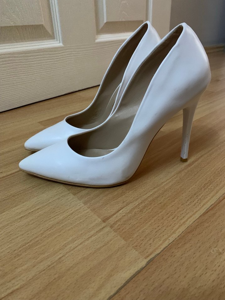 Beyaz stiletto - Görsel 2