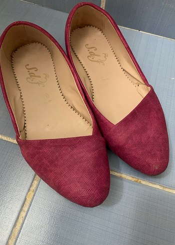 Burgundy Kadın Babet - Görsel 3