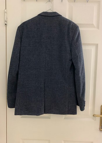 Gri Erkek Regular Fit Düğmeli  Elbise Ceketi - Görsel 4