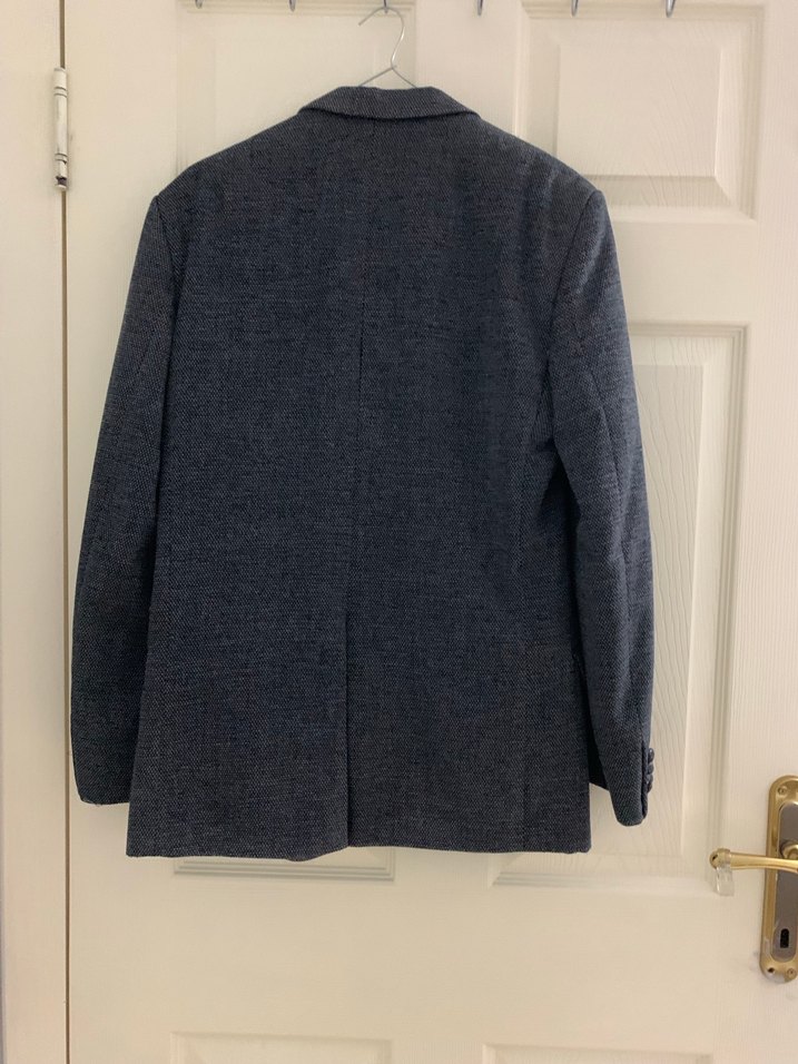 Gri Erkek Regular Fit Düğmeli  Elbise Ceketi - Görsel 4