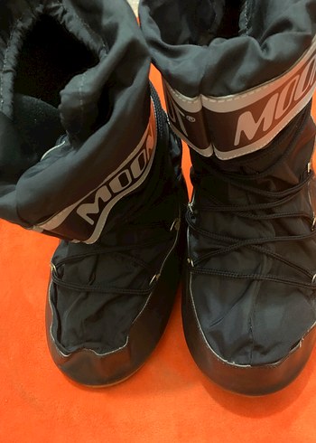 Siyah Moon Boot Blok Kar Botu - Görsel 3