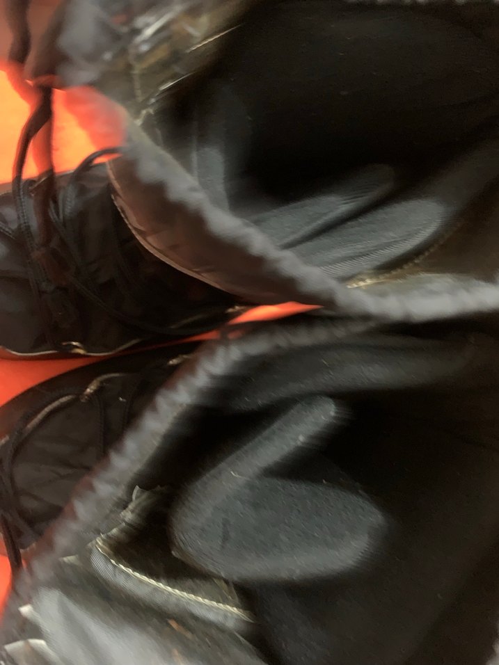 Siyah Moon Boot Blok Kar Botu - Görsel 5