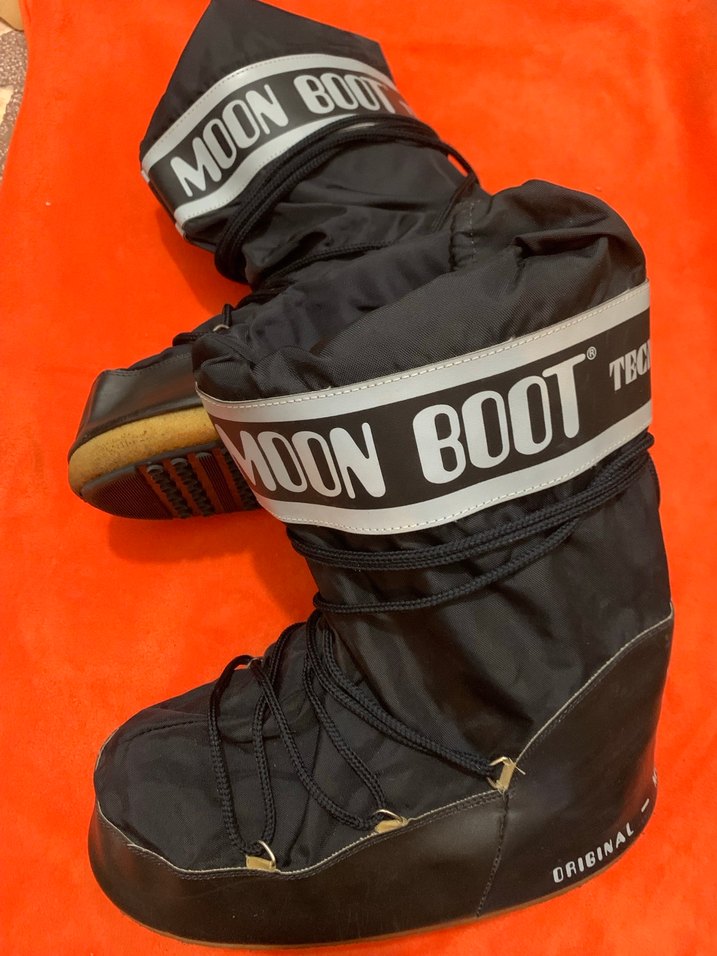 Siyah Moon Boot Blok Kar Botu - Görsel 2