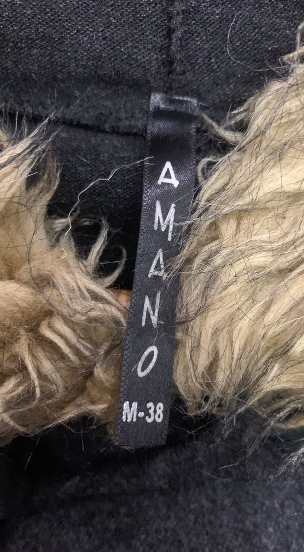 Gri Uzun Kollu Peluş Detaylı Sweatshirt - Görsel 3