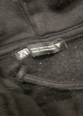 Siyah Yüksek Yakalı Kadın Sweatshirt - Görsel 3