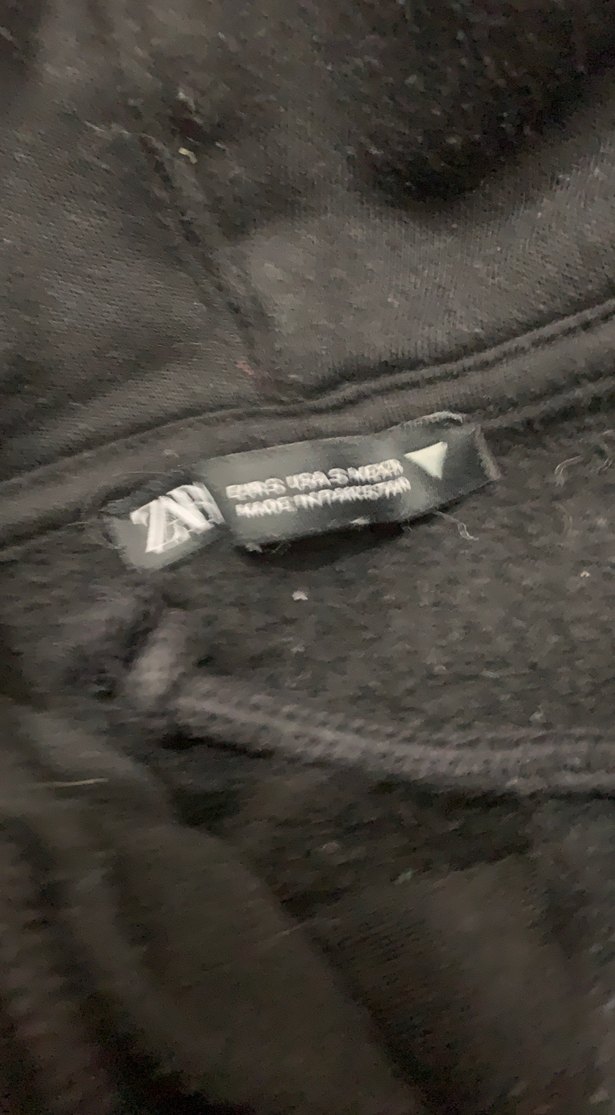 Siyah Yüksek Yakalı Kadın Sweatshirt - Görsel 3