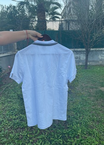 Beyaz Erkek Kısa Kollu Polo Tişört - Görsel 2