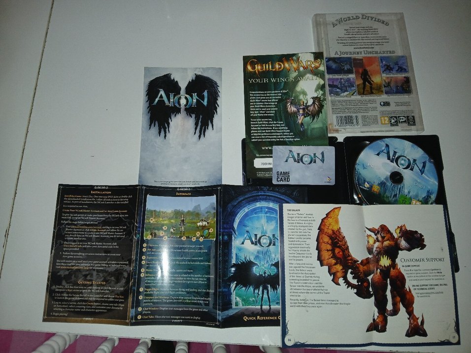 AION Oyun CD Seti Orjinal KOLEKSİYONLUK METAL KUTULU  Tam Set - Görsel 5