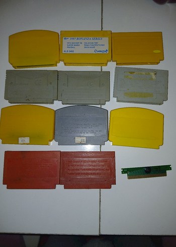 Karışık 12'li Retro Konsol Atari Kasetleri Tane 600 - Görsel 2