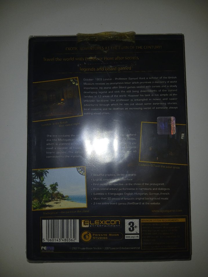 AGON The Mysterious PC Oyunu Sıfır Jelatinli Koleksiyon - Görsel 2