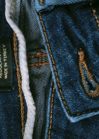 Kadın Lacivert Midi Kot Pantolon - Görsel 2