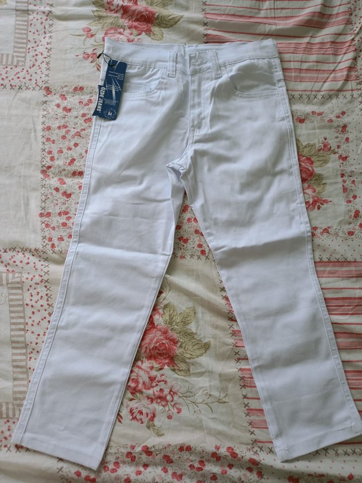 Beyaz çocuk pantolonu - Görsel 2