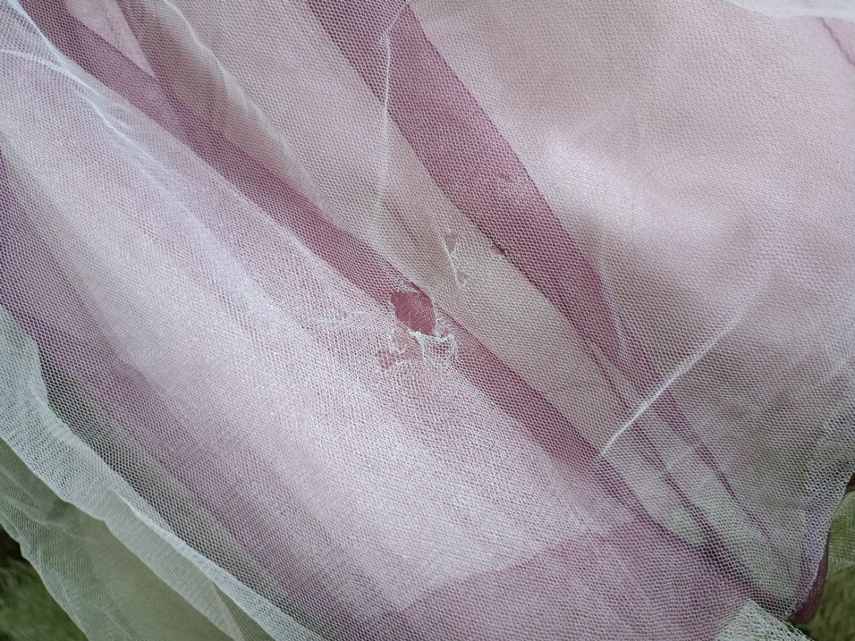 Straplez Vintage Gelinlik Beyaz ve Gri - Görsel 5