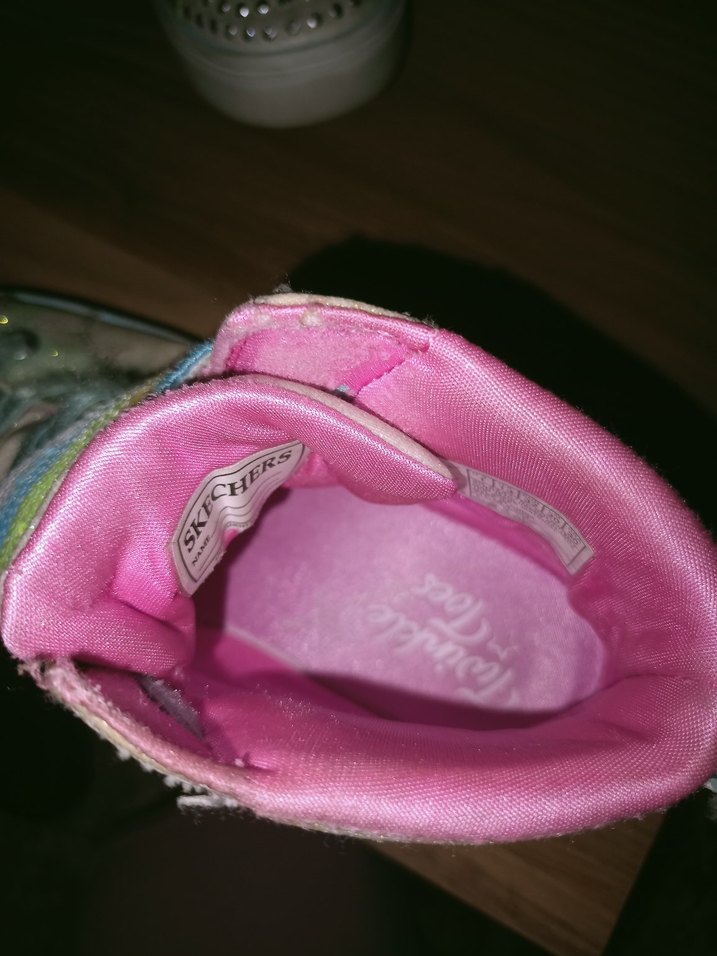 Kız Çocuk Renkli Bağcıklı ve Cırt Cırtlı Spor Ayakkabı - Görsel 5